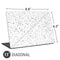 White Speckle Universal Laptop 11in (8.8 x 6.2in) Skin